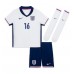 Camiseta Inglaterra Conor Gallagher #16 Primera Equipación Replica Eurocopa 2024 para niños mangas cortas (+ Pantalones cortos)